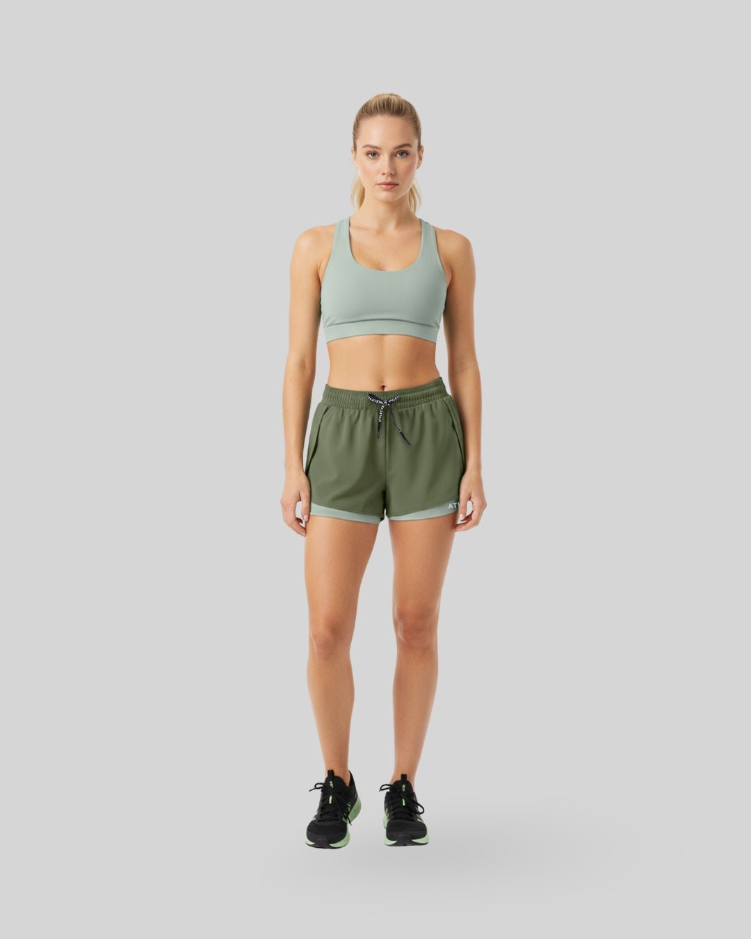 CORE] Agility Shorts - Olive/Teal - Athletifreak