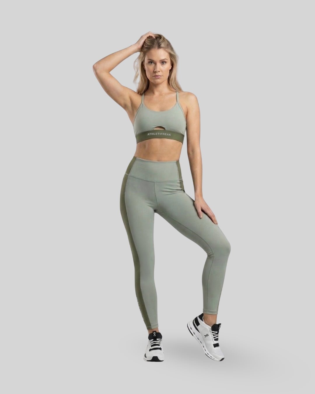 CORE] Defynt Sportsbra - Teal/Olive - Athletifreak