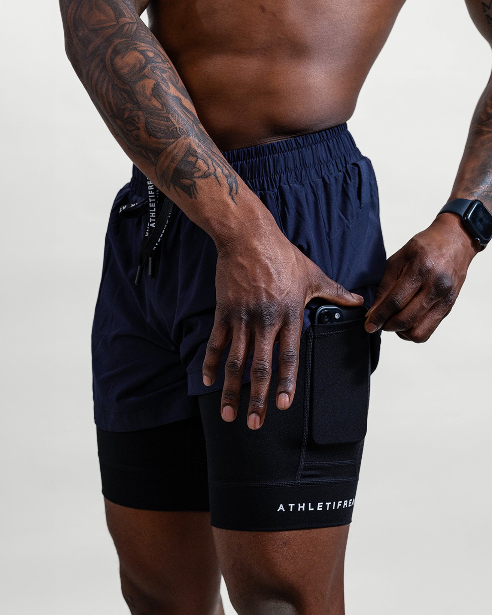 [CORE] Training Shorts 4" - Nightsky/Black - Shorts - Athletifreak | Athletic & Gym Wear, Athleisure