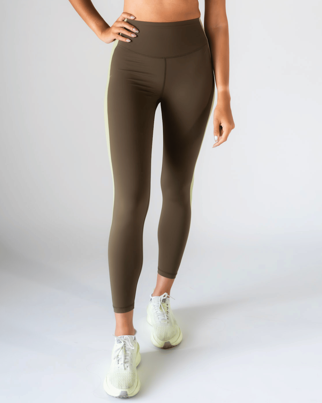 [CORE] Defynt Leggings - Olive / Kiwi - Leggings - Athletifreak | Athletic & Gym Wear, Athleisure