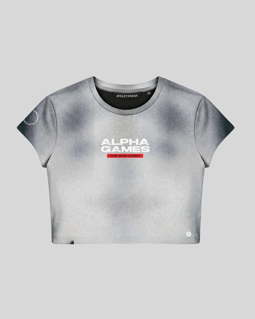 [AIRTECH] Alpha Games Training Crop Tee - Ice Dye-1