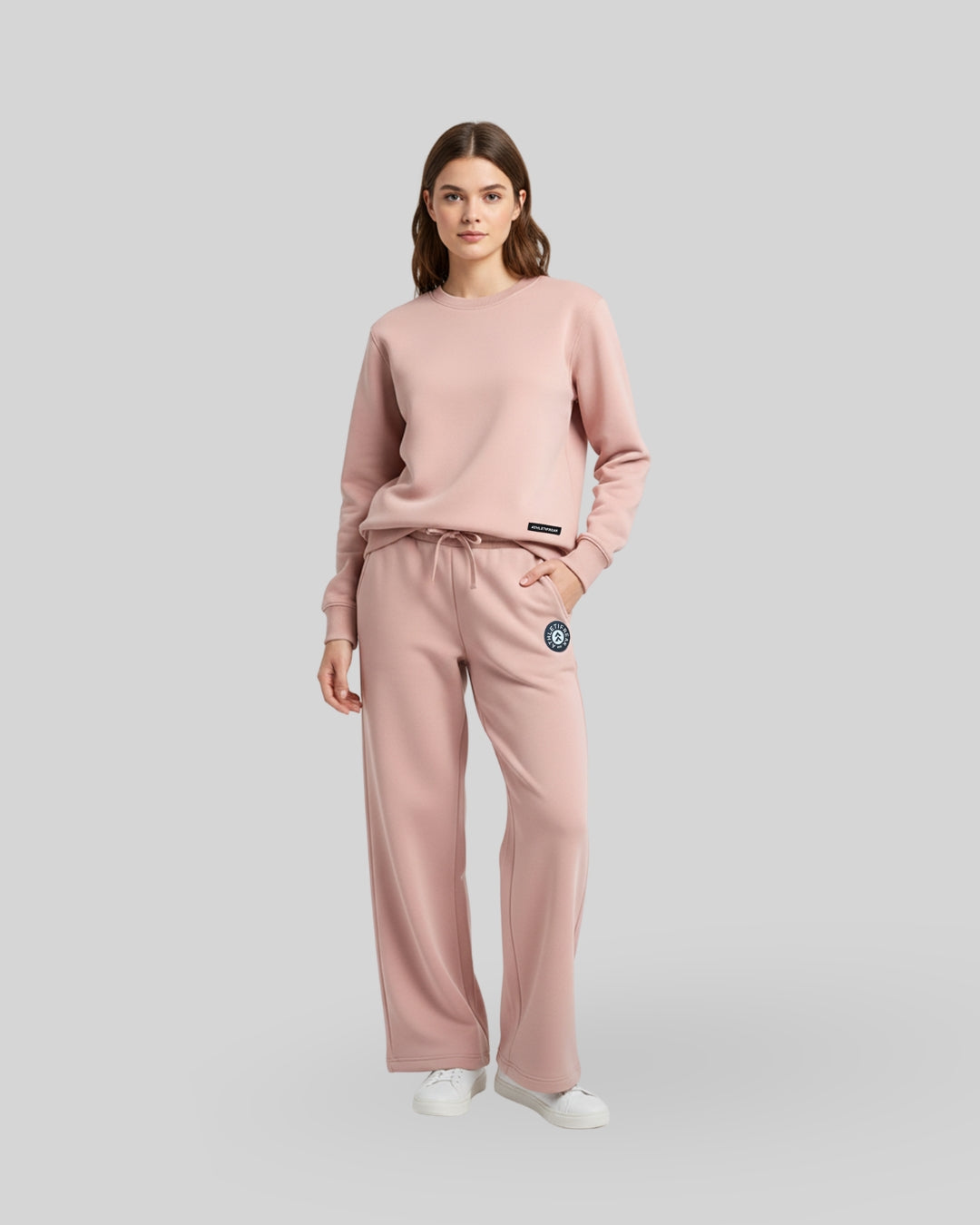[ULTRALUX] Signature Crewneck - Rose-1
