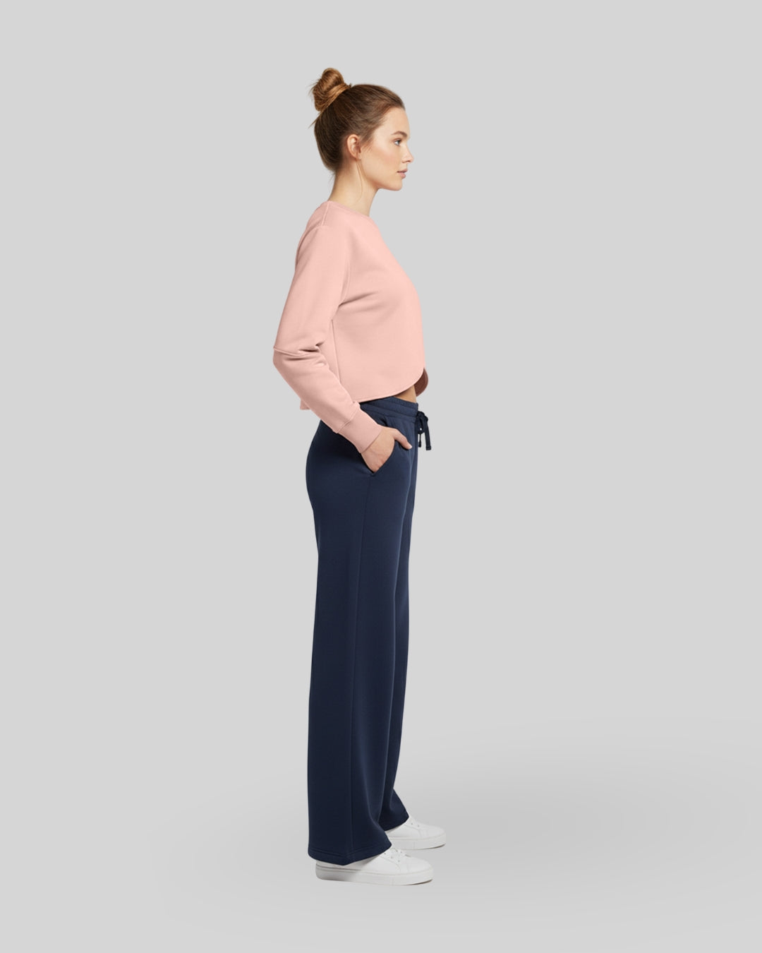 [ULTRALUX] Crossover Sweatshirt - Rose