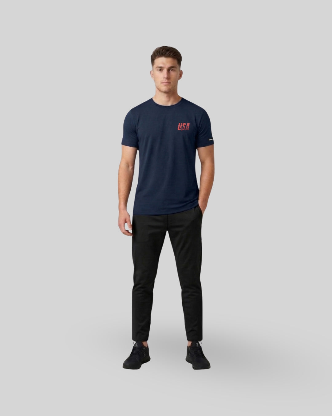 [HYBRID] USA Summer League Classic Tee - Navy-1
