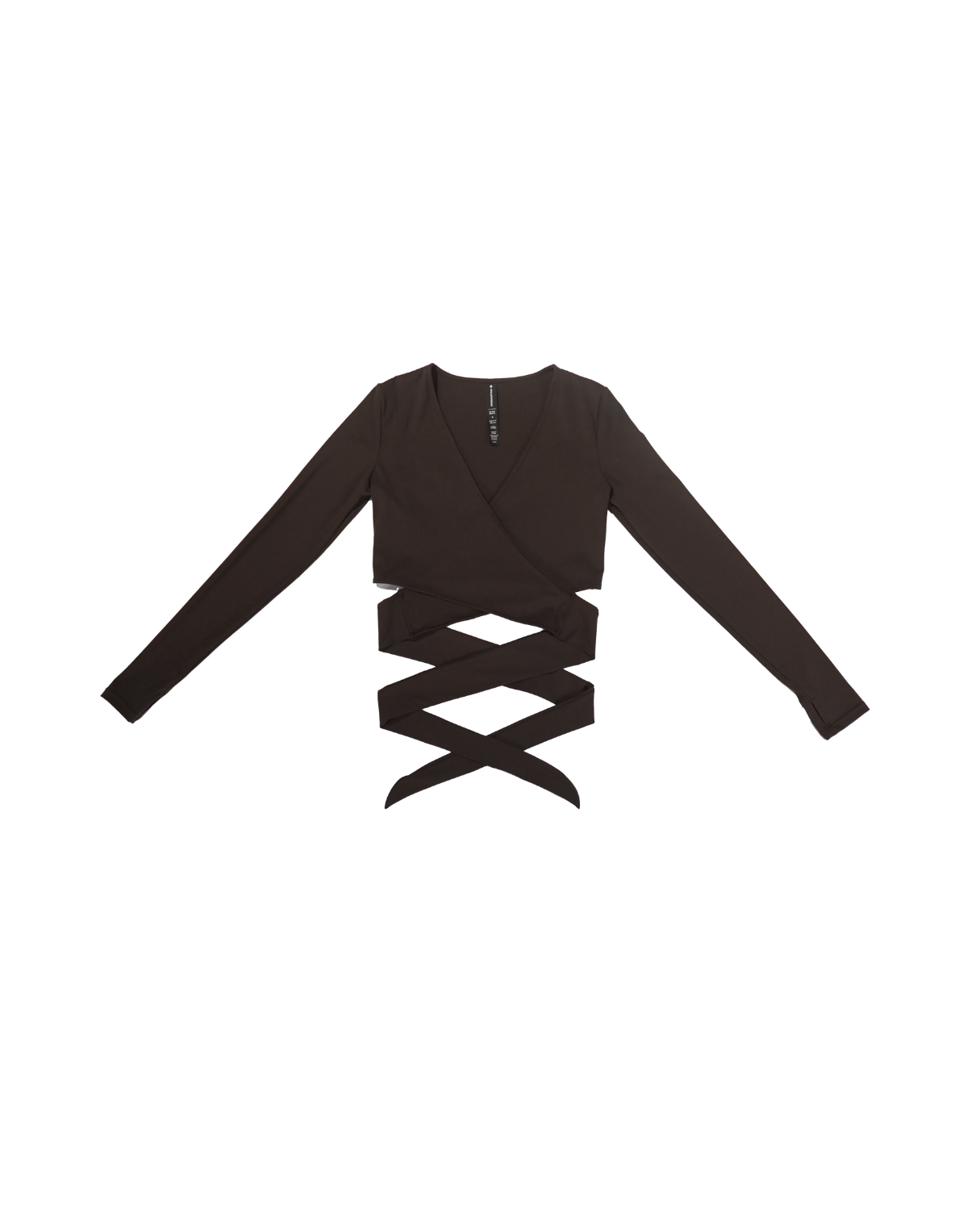 [CORE] Streamline Wraptop - Espresso - Tee - Athletifreak | Athletic & Gym Wear, Athleisure