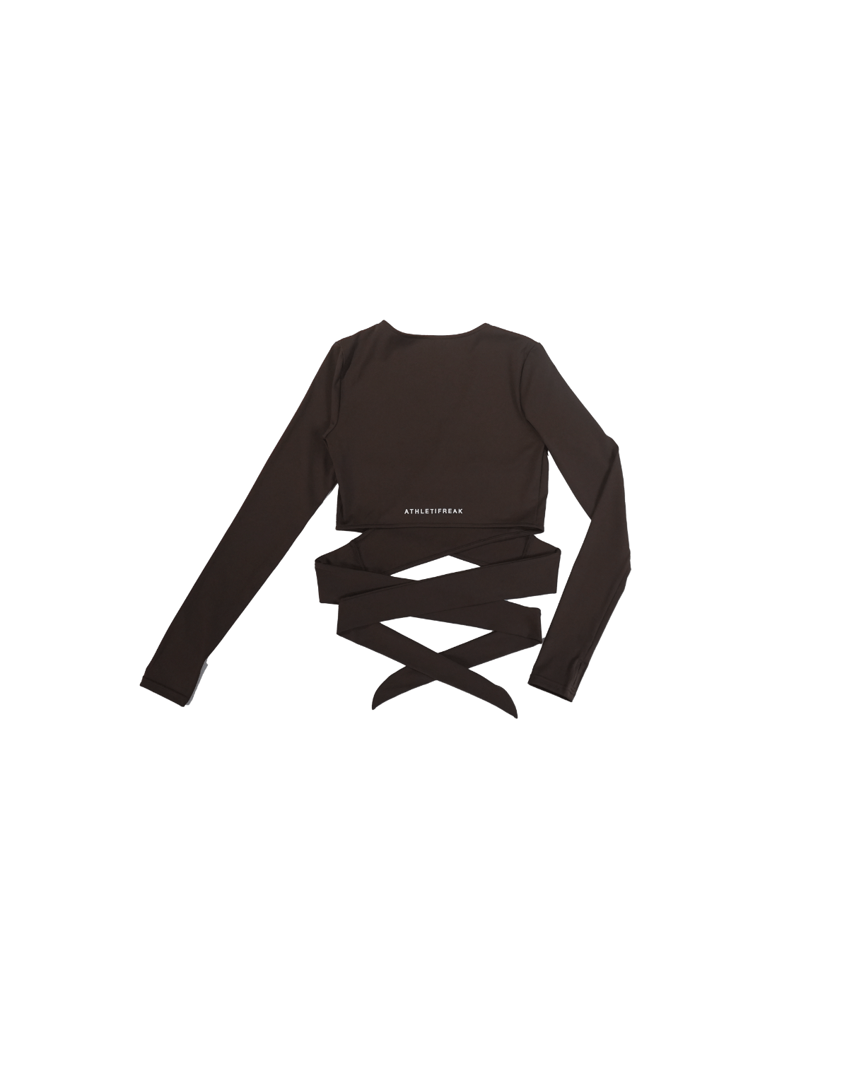 [CORE] Streamline Wraptop - Espresso - Tee - Athletifreak | Athletic & Gym Wear, Athleisure