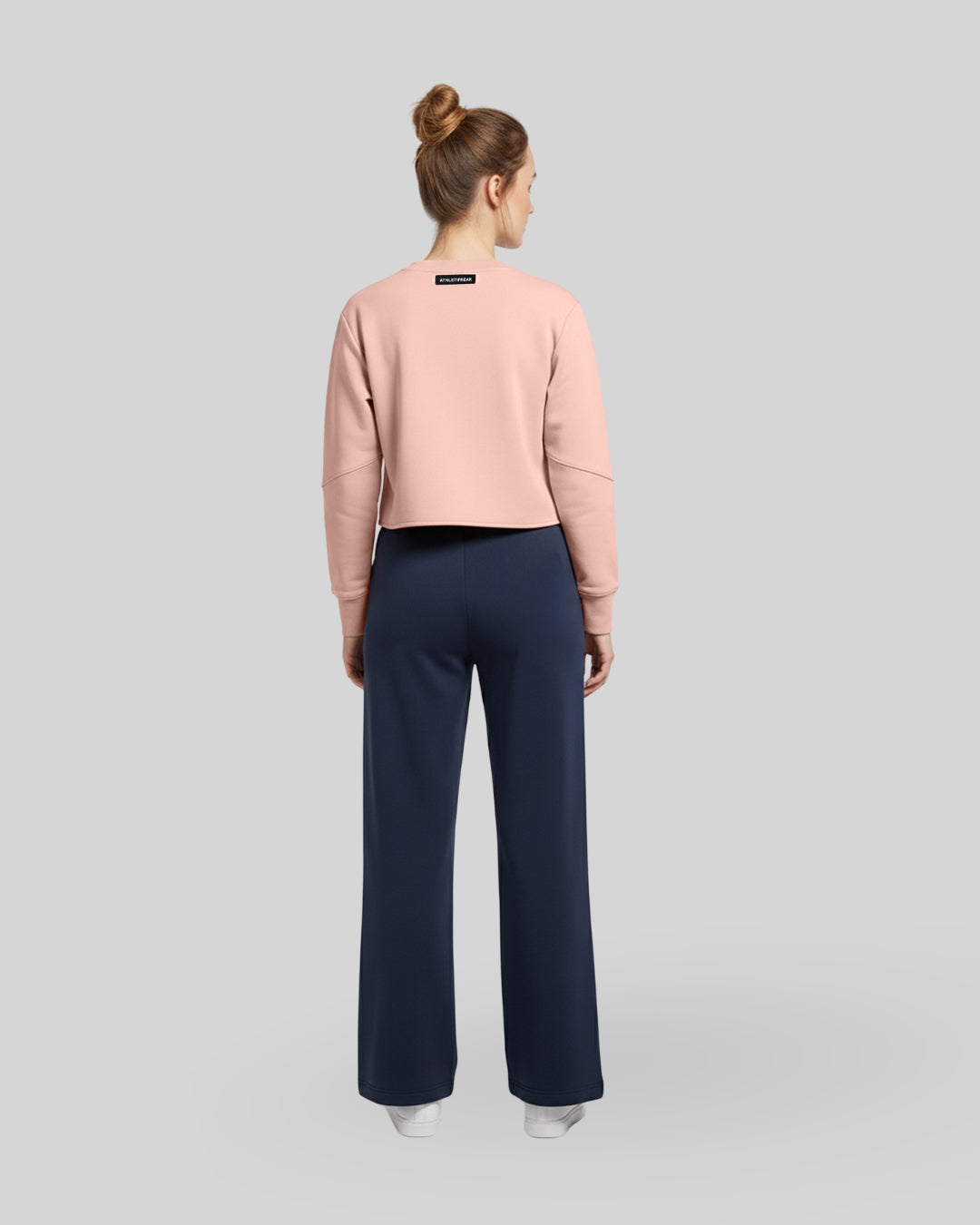 [ULTRALUX] Crossover Sweatshirt - Rose-3