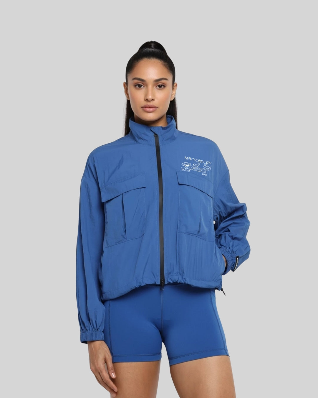 Big Apple Triathlon - [AIRLITE] Spray Jacket - Azul-2