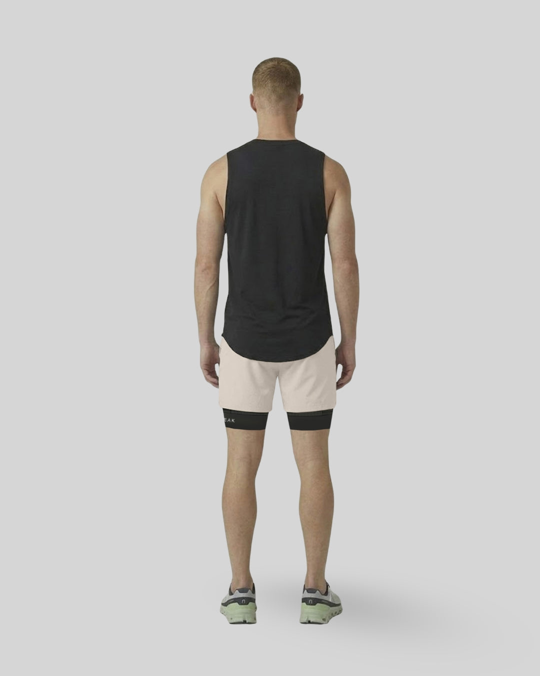 [CORE] Training Shorts 6" - Stone/Black-3