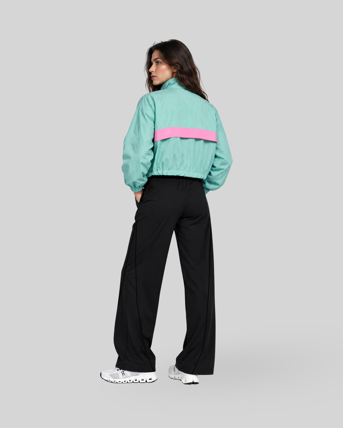 [AIRLITE] Spray Jacket - Aqua / Blush