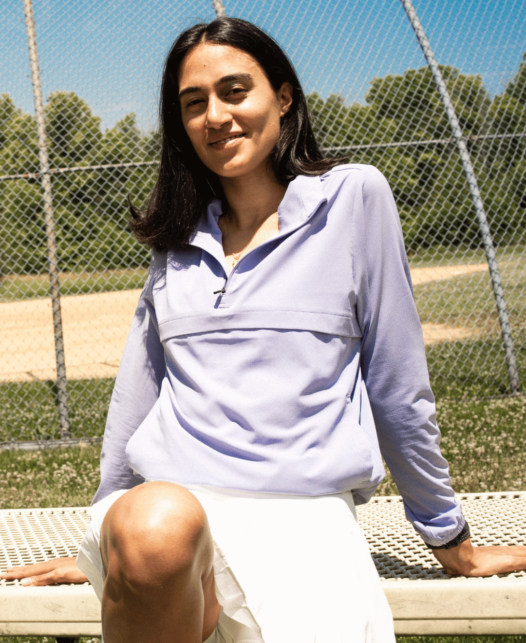 [VENTUS] Women's Ace Half zip Jacket - Lilac - Jacket - Athletifreak | Athletic & Gym Wear, Athleisure