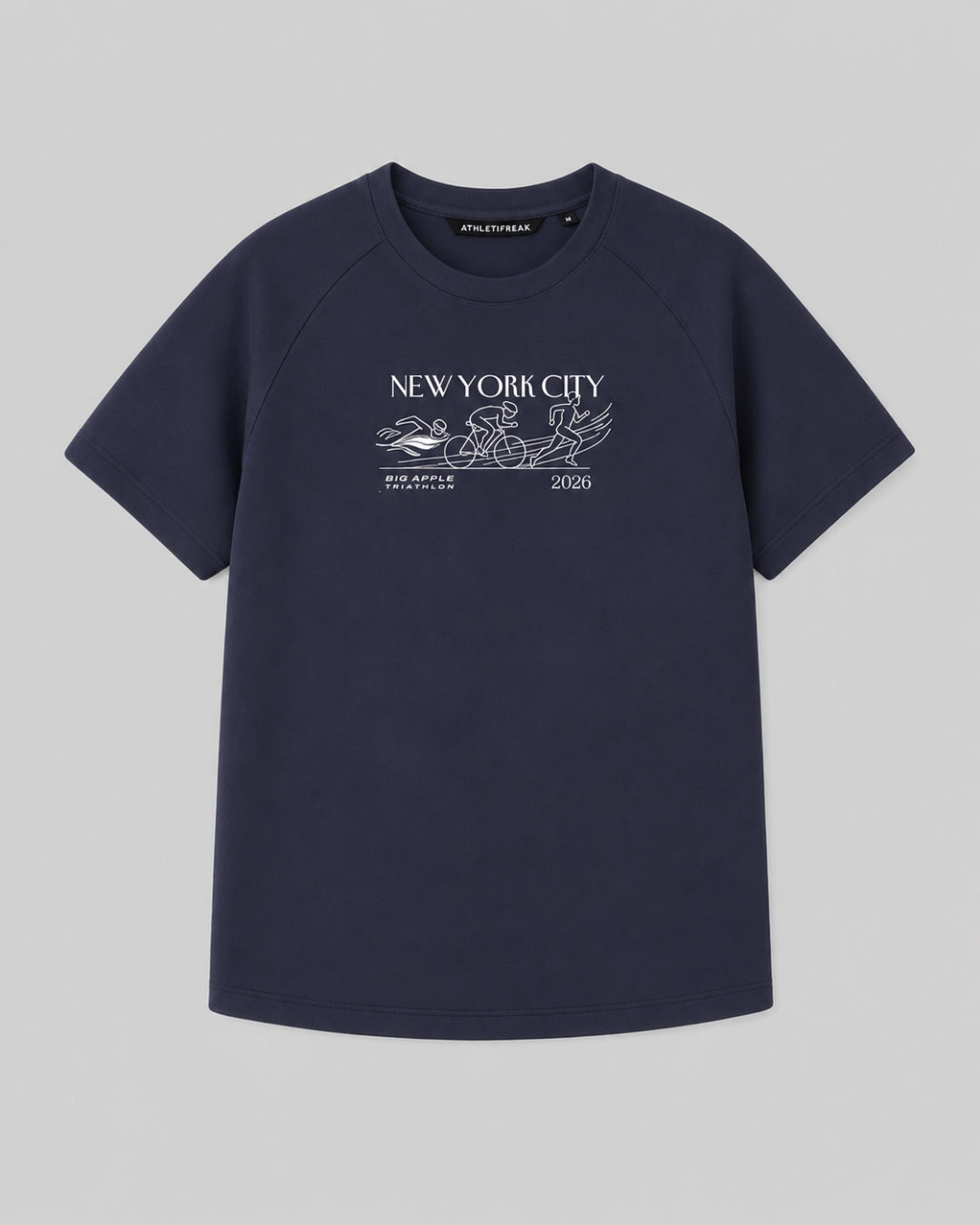 Big Apple Triathlon - [INFINITECH] Logo Training Tee - Navy