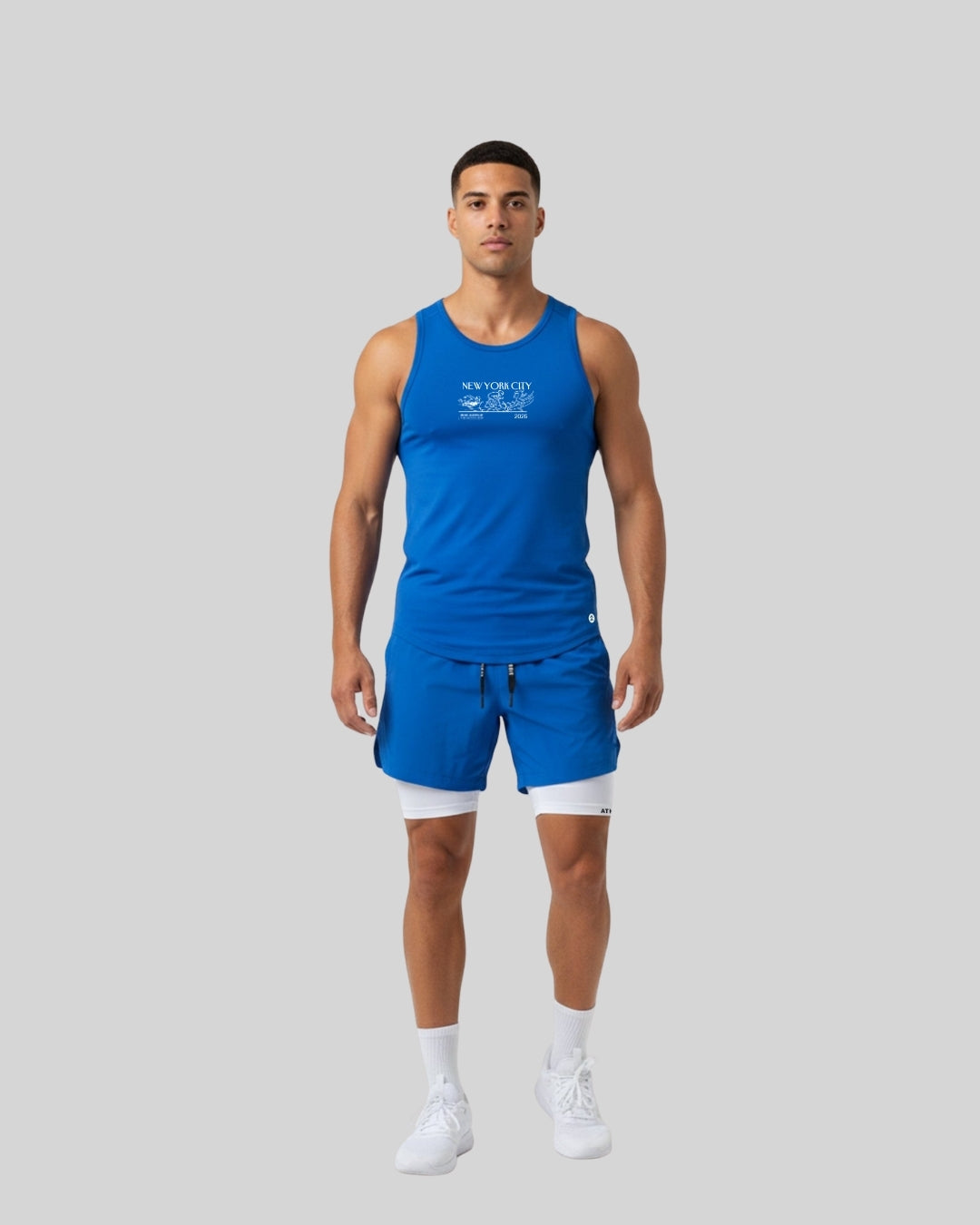 Big Apple Triathlon - [INFINITECH] Training Tank - Azul-2