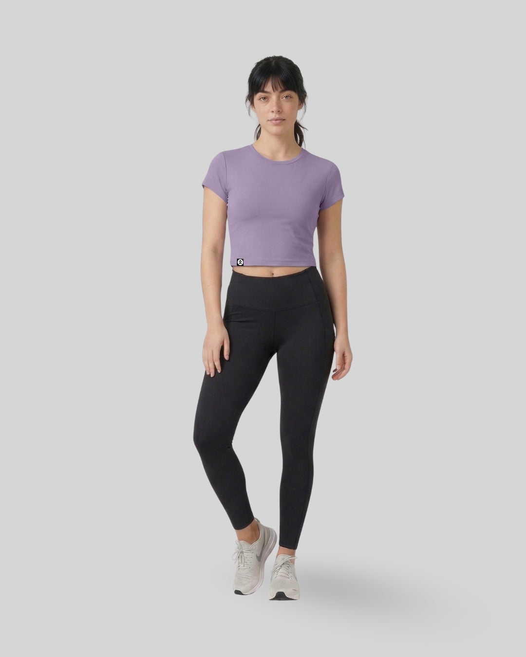 [INFINITECH] Training Crop Tee - Dusk-1