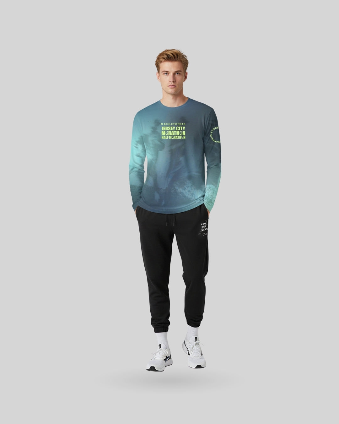 AF X JCM | Racetech Long Sleeve Tee - Blue