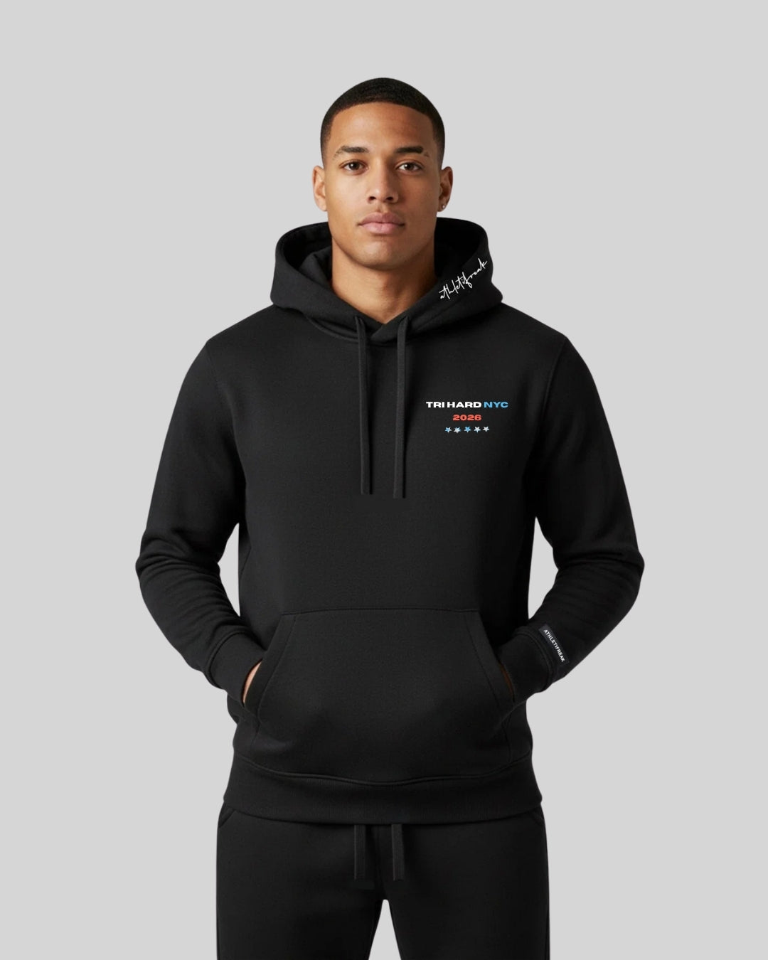 Big Apple Triathlon - [ULTRALUX] Signature Hoodies - Black-3