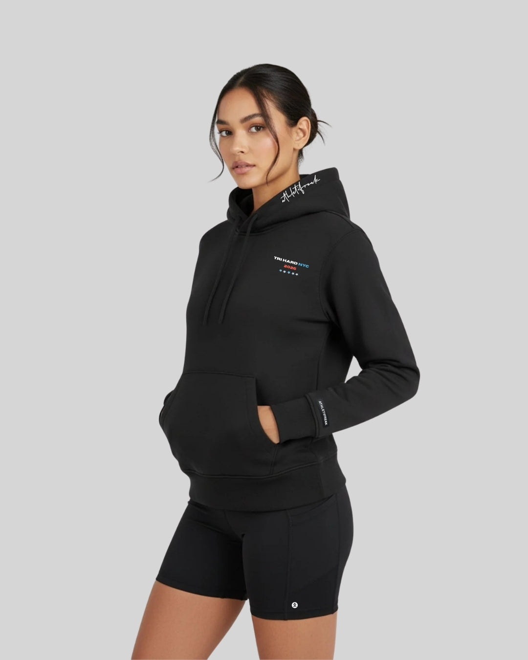 Big Apple Triathlon - [ULTRALUX] Signature Hoodies - Black-4