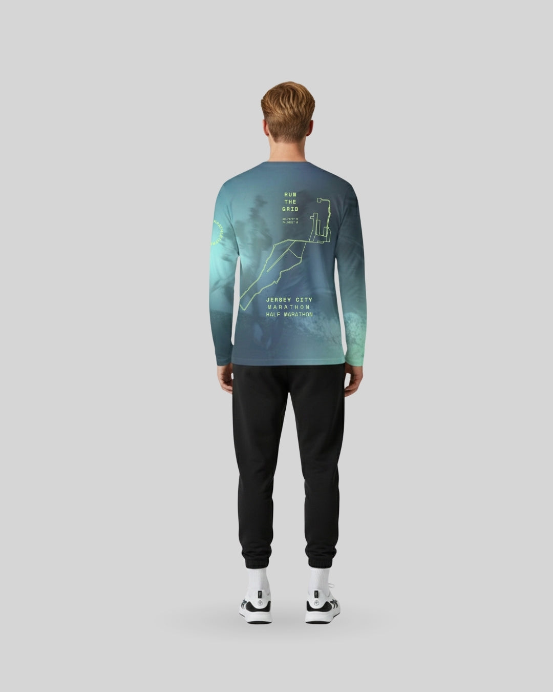 AF X JCM | Racetech Long Sleeve Tee - Blue-4