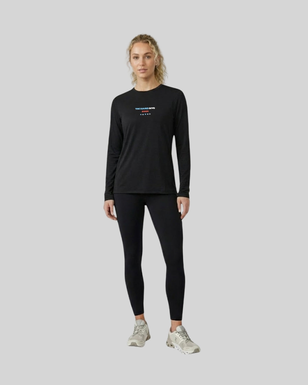Big Apple Triathlon - [INFINITECH] Women's Training Long Sleeve - Black-3