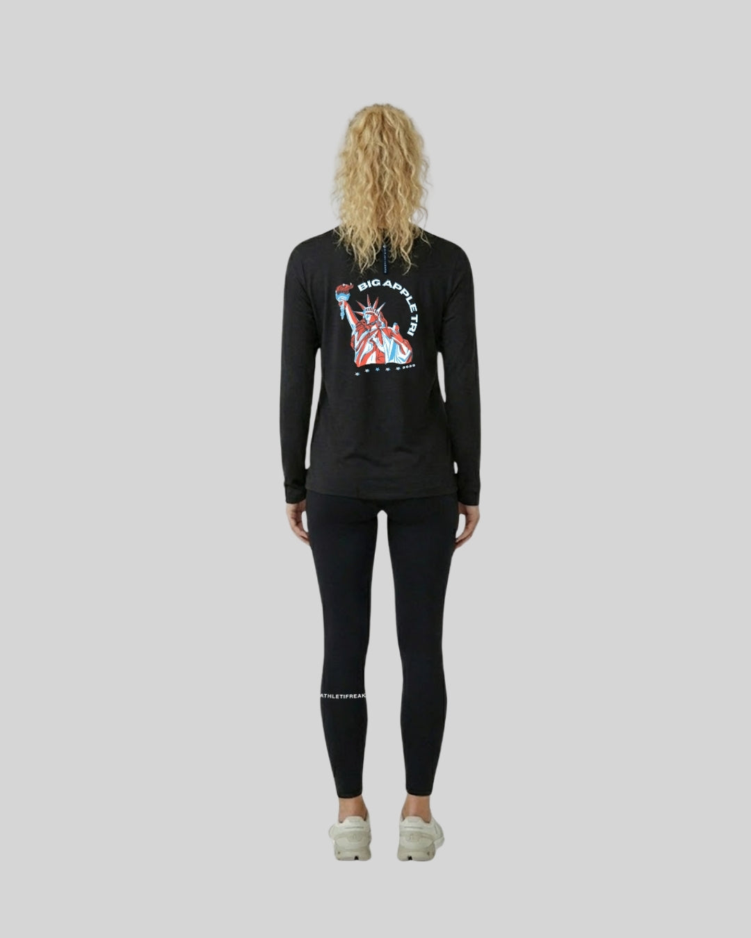 Big Apple Triathlon - [INFINITECH] Women's Training Long Sleeve - Black-2