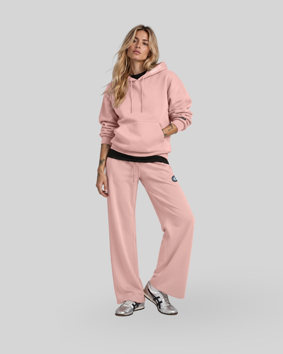 [ULTRALUX] Straight Leg Pants - Rose