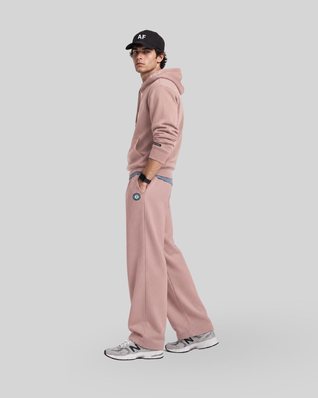 [ULTRALUX] Straight Leg Pants - Rose