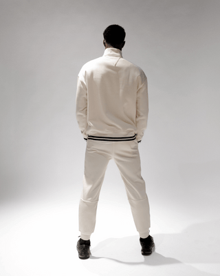 [ULTRALUX] 1/4 Zip Sweatshirt - Ivory