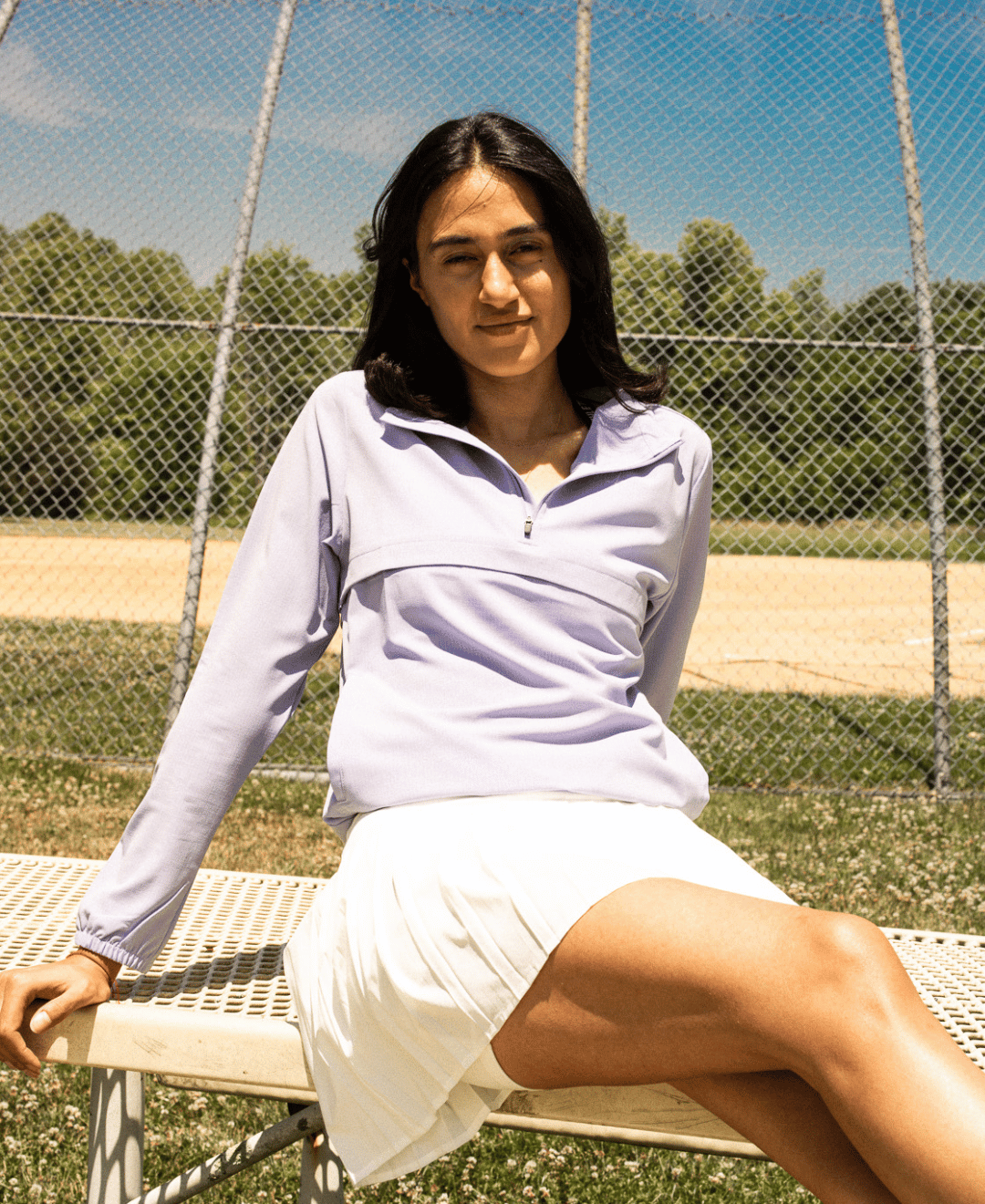 [VENTUS] Women's Ace Half zip Jacket - Lilac - Jacket - Athletifreak | Athletic & Gym Wear, Athleisure