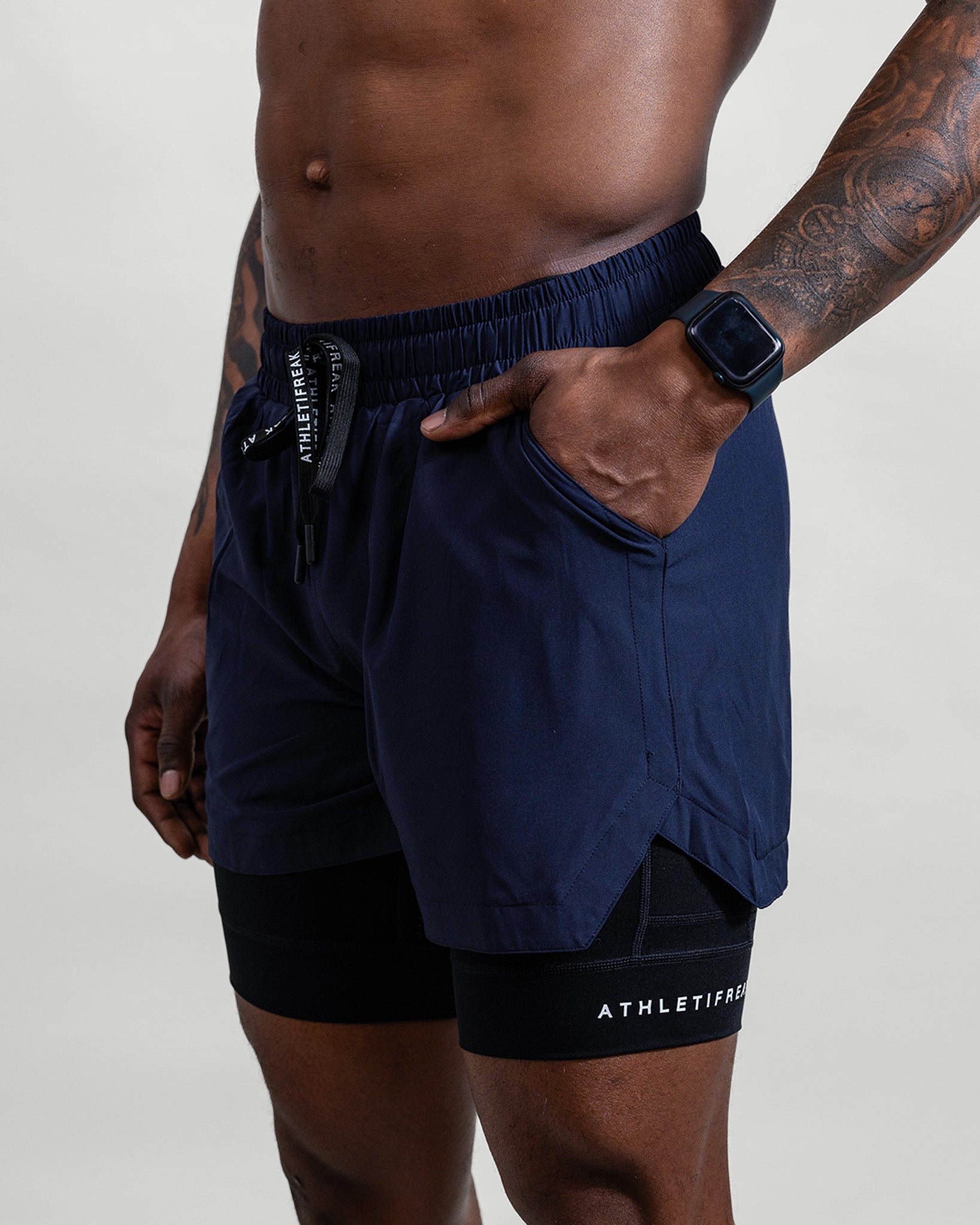 [CORE] Training Shorts 4" - Nightsky/Black - Shorts - Athletifreak | Athletic & Gym Wear, Athleisure