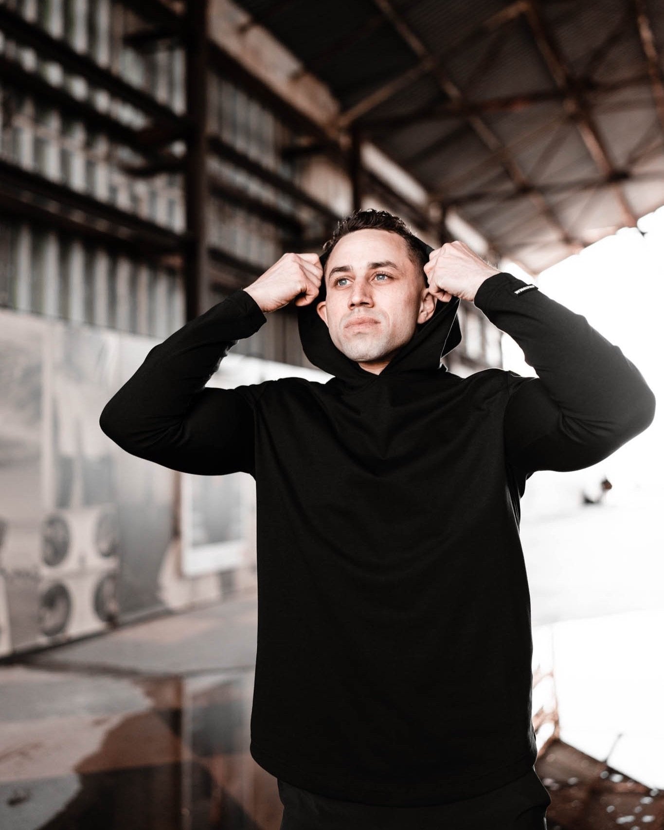 [HYBRID] Tech Hoodie - Black - Hoodie - Athletifreak | Athletic & Gym Wear, Athleisure