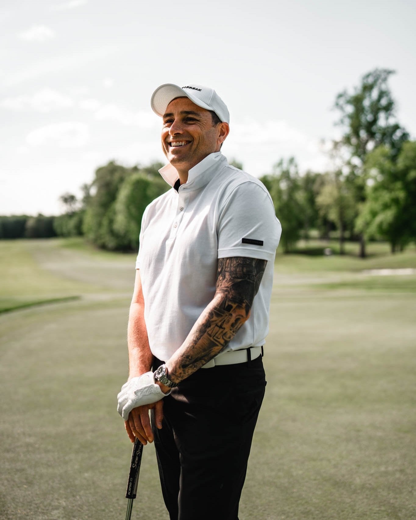 [HYBRID] Tech Polo - White - Tee - Athletifreak | Athletic & Gym Wear, Athleisure