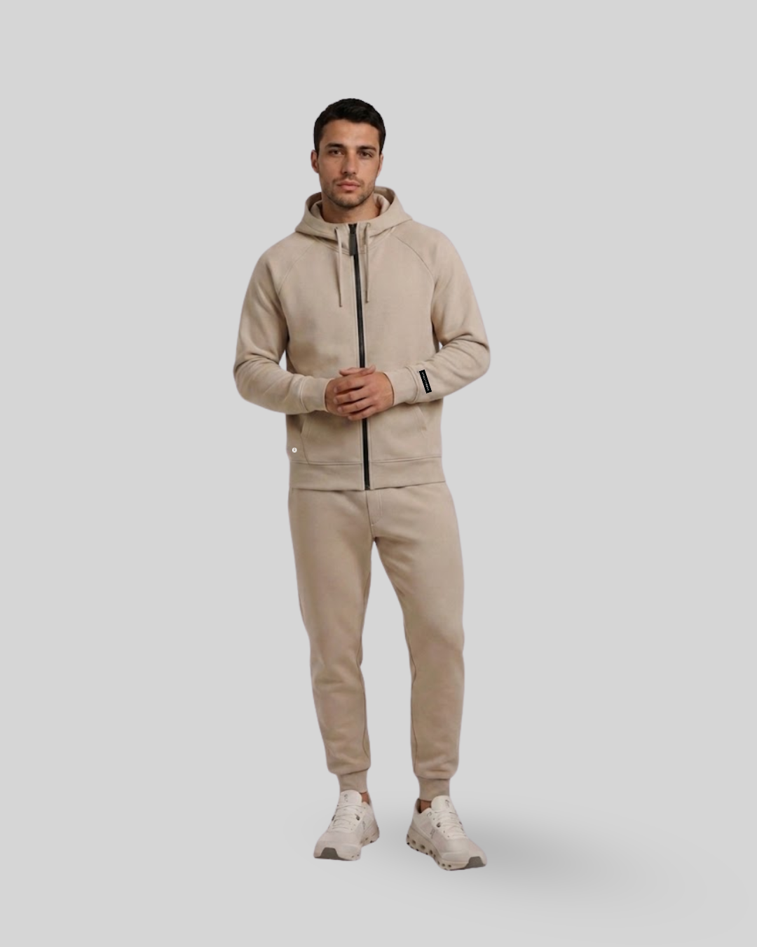 [AIRLUX] Element Full-Zip Hoodie - Stone