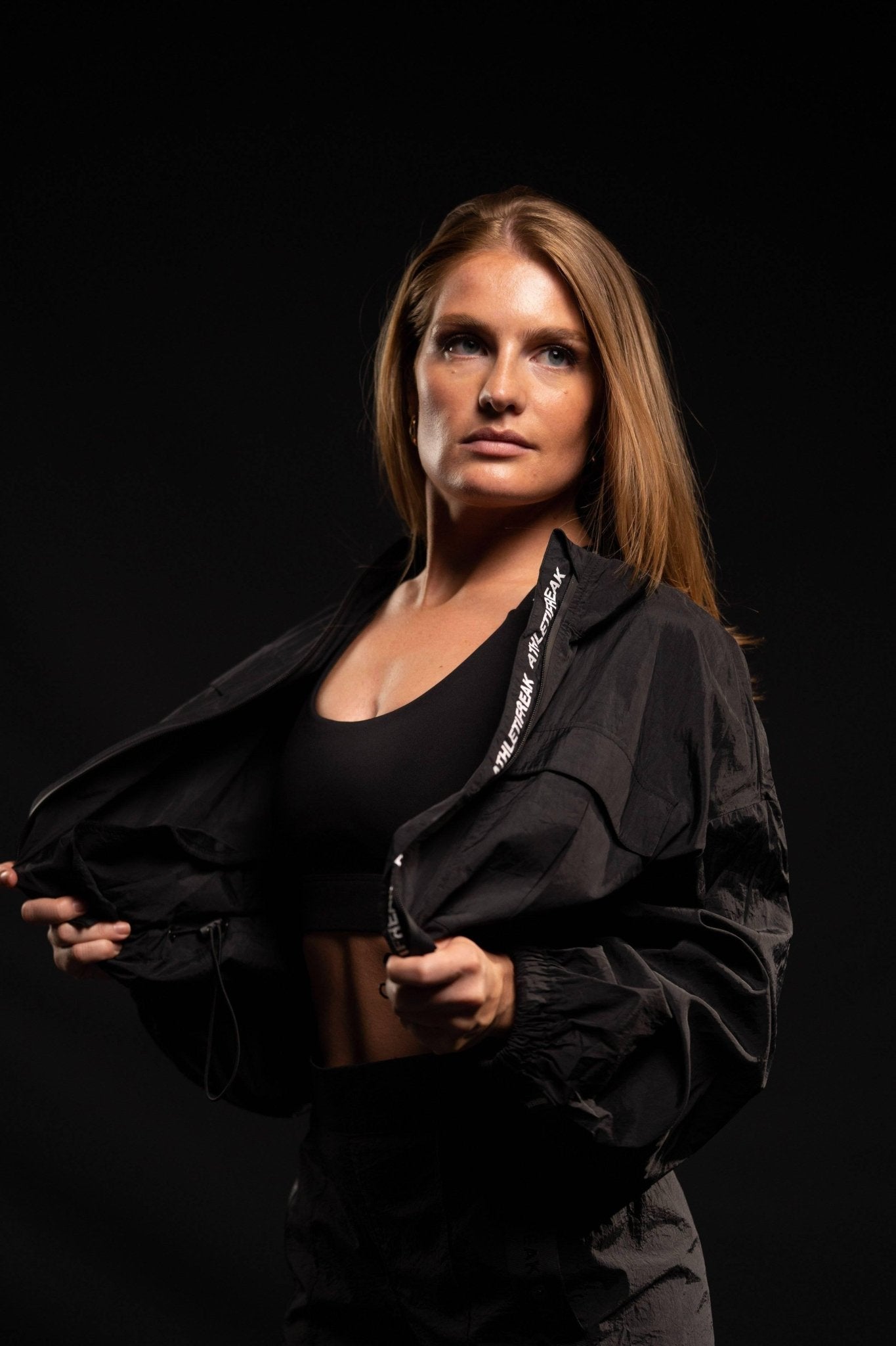 [AIRLITE] Spray Jacket - Black - Jacket - Athletifreak | Athletic & Gym Wear, Athleisure