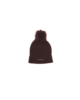 [CLASSIC] Pom Pom Beanie - Espresso