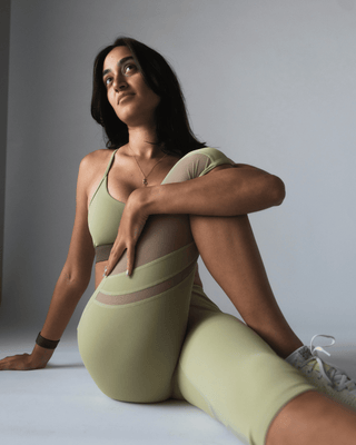 [CORE] Flow Crop Leggings - Kiwi