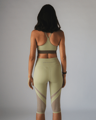 [CORE] Flow Crop Leggings - Kiwi