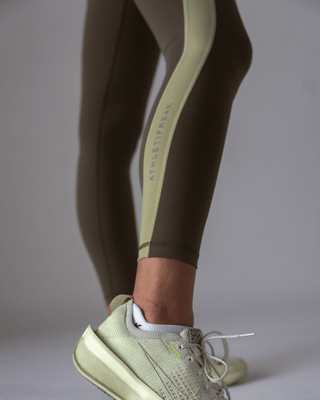 [CORE] Defynt Leggings - Olive / Kiwi