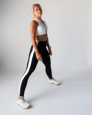 [CORE] Defynt Leggings - Black / White