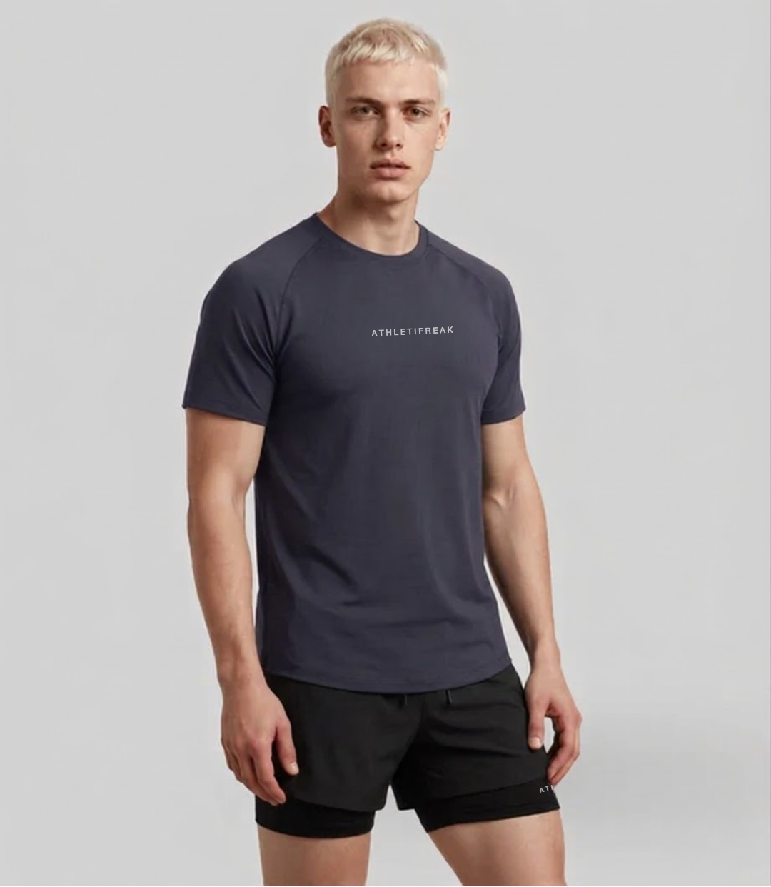 [INFINITECH] Training Tee -  Navy