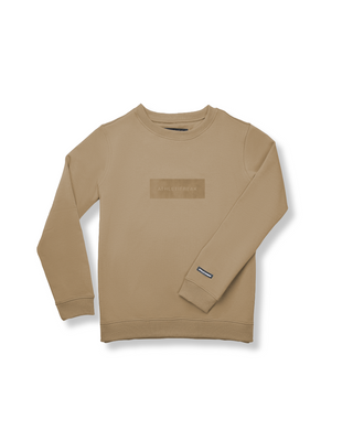 [ULTRALUX] Classic Crew Sweatshirt - Latte
