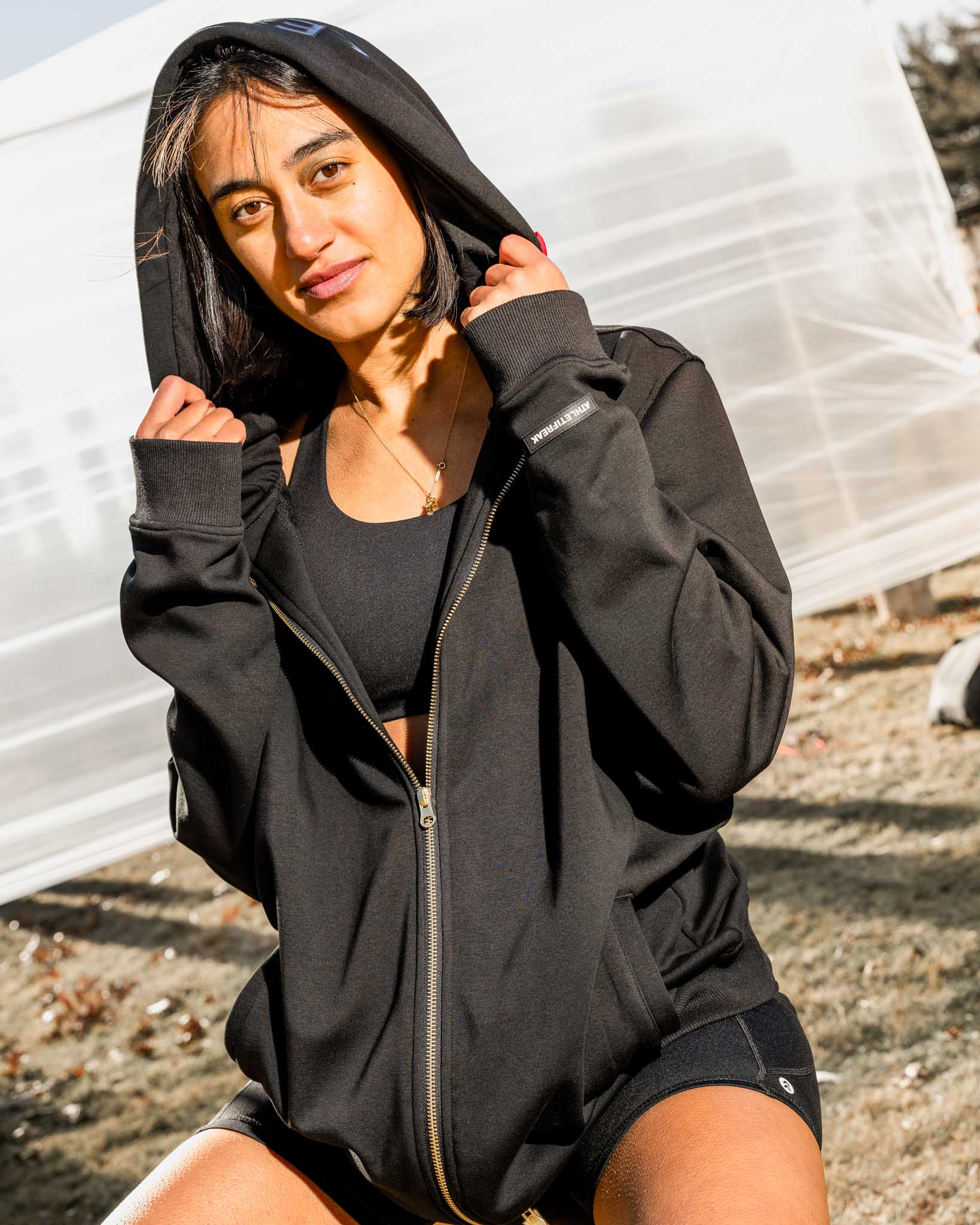 [ULTRALUX] Zip Up Hoodie - Black - Hoodie - Athletifreak | Athletic & Gym Wear, Athleisure