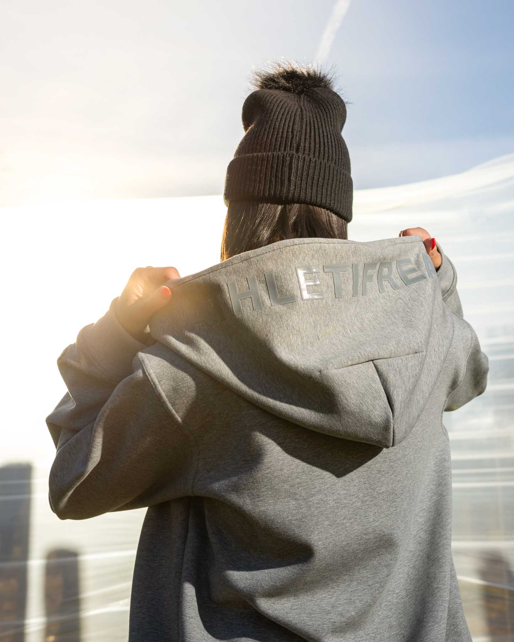 [ULTRALUX] Zip Up Hoodie - Heather Grey - Hoodie - Athletifreak | Athletic & Gym Wear, Athleisure