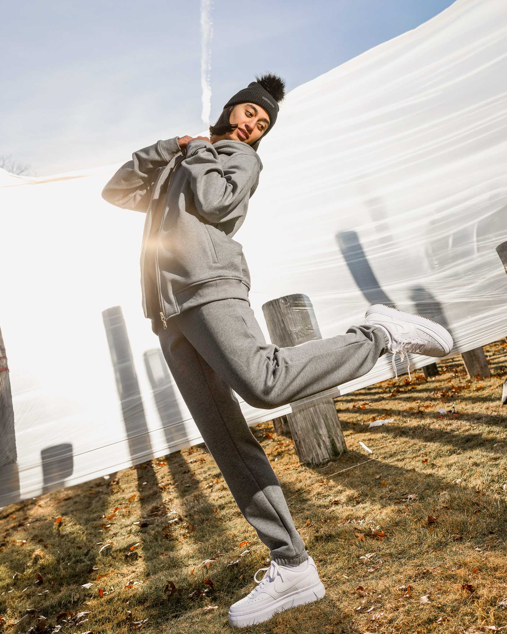 [ULTRALUX] Zip Up Hoodie - Heather Grey - Hoodie - Athletifreak | Athletic & Gym Wear, Athleisure