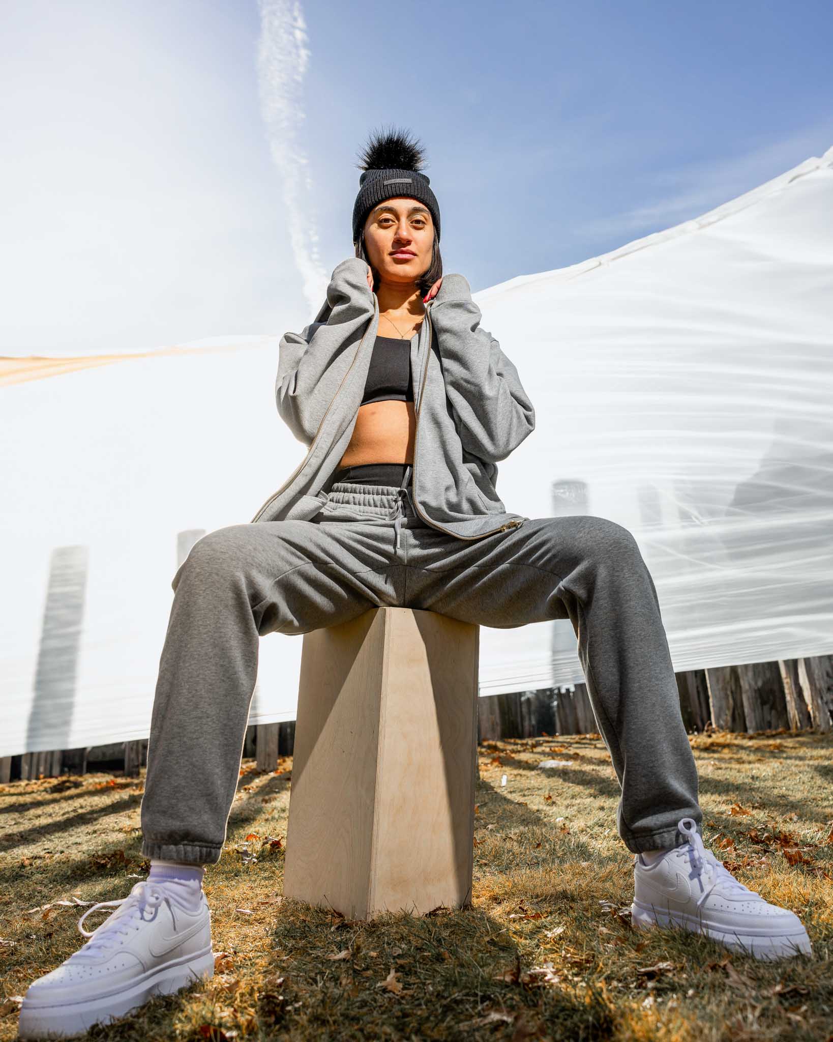 [ULTRALUX] Zip Up Hoodie - Heather Grey - Hoodie - Athletifreak | Athletic & Gym Wear, Athleisure