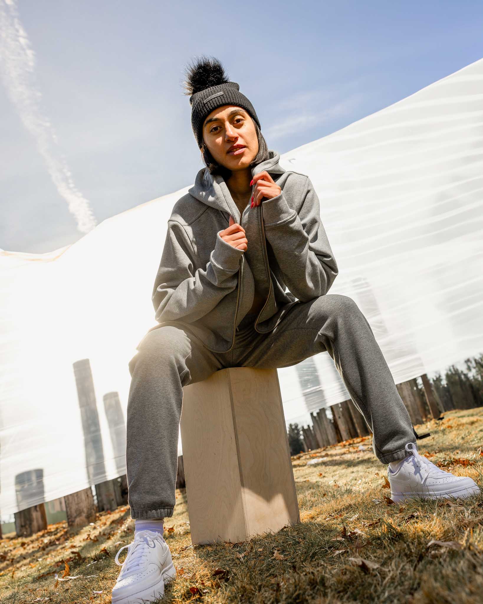 [ULTRALUX] Zip Up Hoodie - Heather Grey - Hoodie - Athletifreak | Athletic & Gym Wear, Athleisure