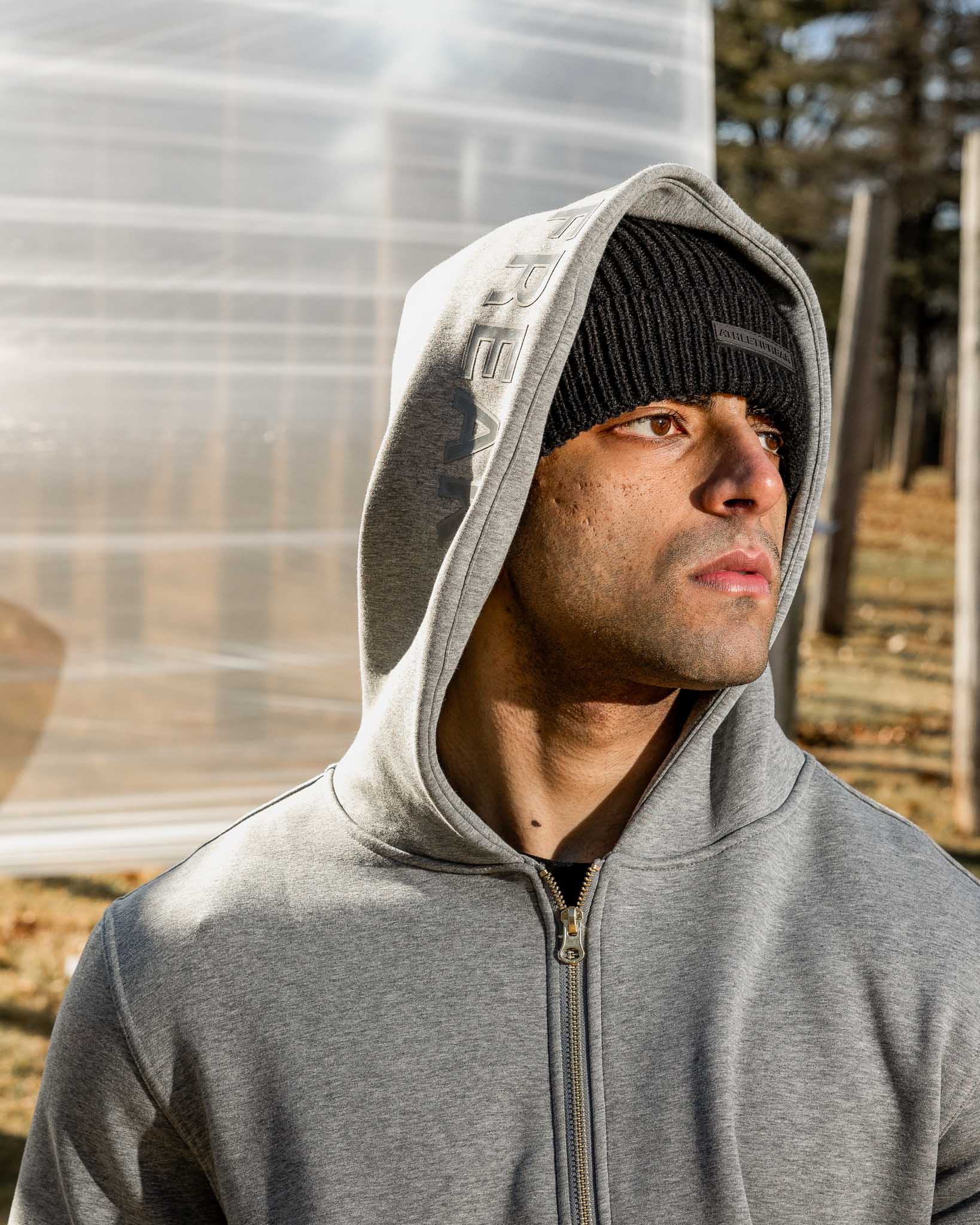 [ULTRALUX] Zip Up Hoodie - Heather Grey - Hoodie - Athletifreak | Athletic & Gym Wear, Athleisure