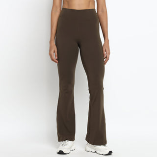 [AETHER] Flare Leggings - Espresso - Leggings - Athletifreak | Athletic & Gym Wear, Athleisure