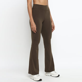 [AETHER] Flare Leggings - Espresso - Leggings - Athletifreak | Athletic & Gym Wear, Athleisure