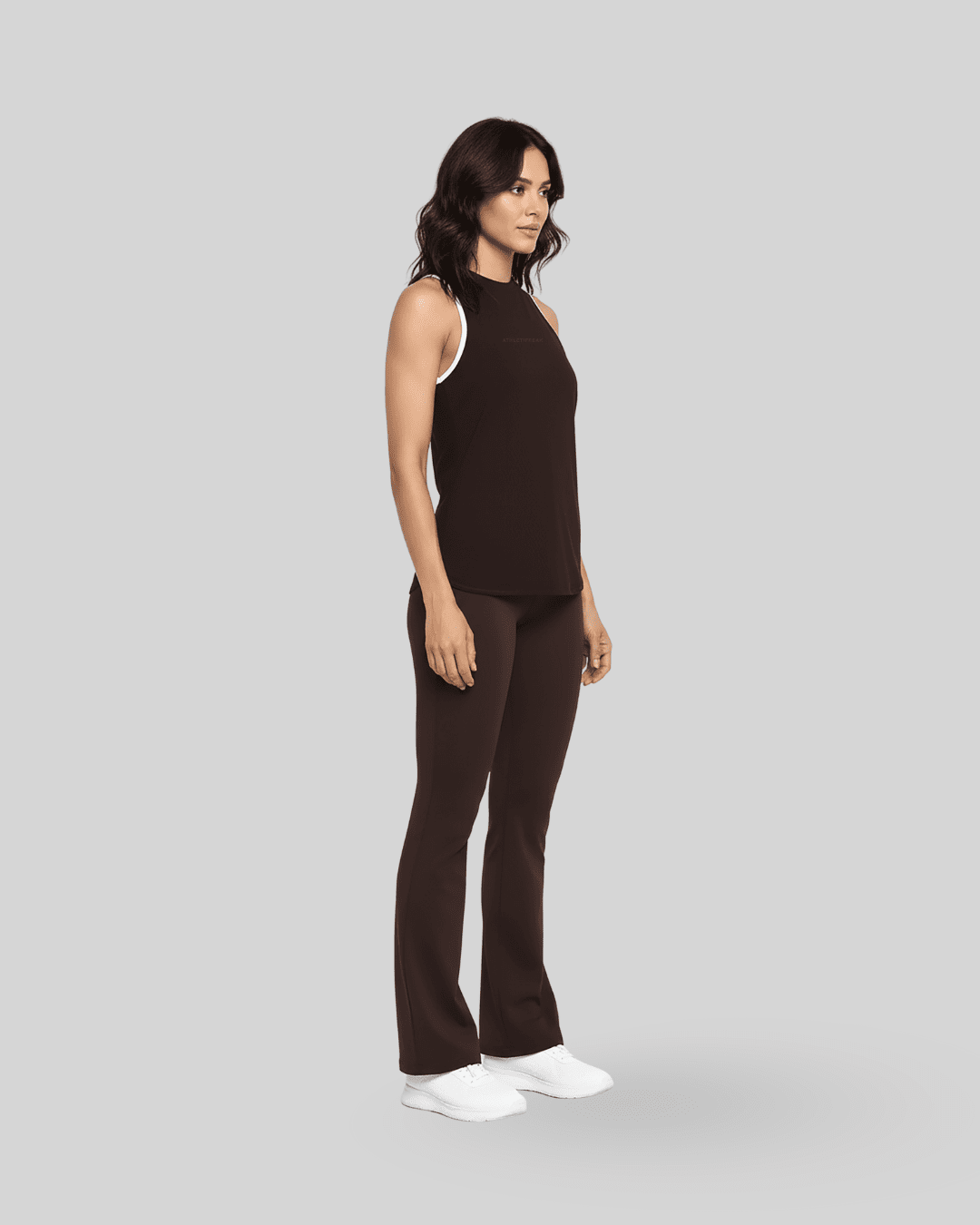 [AETHER] Flare Leggings - Espresso - Leggings - Athletifreak | Athletic & Gym Wear, Athleisure