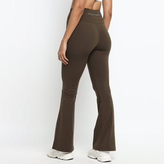 [AETHER] Flare Leggings - Espresso - Leggings - Athletifreak | Athletic & Gym Wear, Athleisure